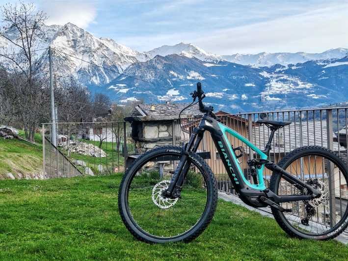 Aosta: E-bike full suspension day rental - The Routes and Scenery