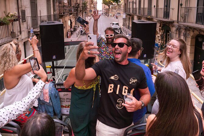 Aperitif on a bus tour around the city of Palermo - Authentic Voices and Review Insights