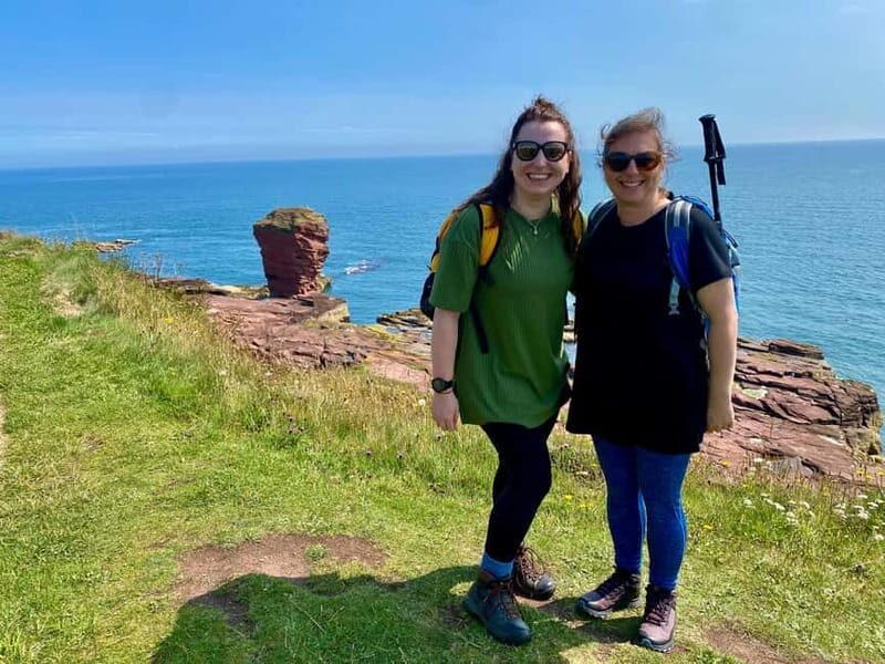 Arbroath: Seaton Cliffs Guided Walking Tour with Geologist - Break at Carlingheugh Bay