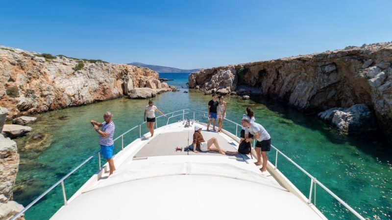 Astypalea: Day Cruise to Koutsomitis & Kounoupes with Lunch - Key Points