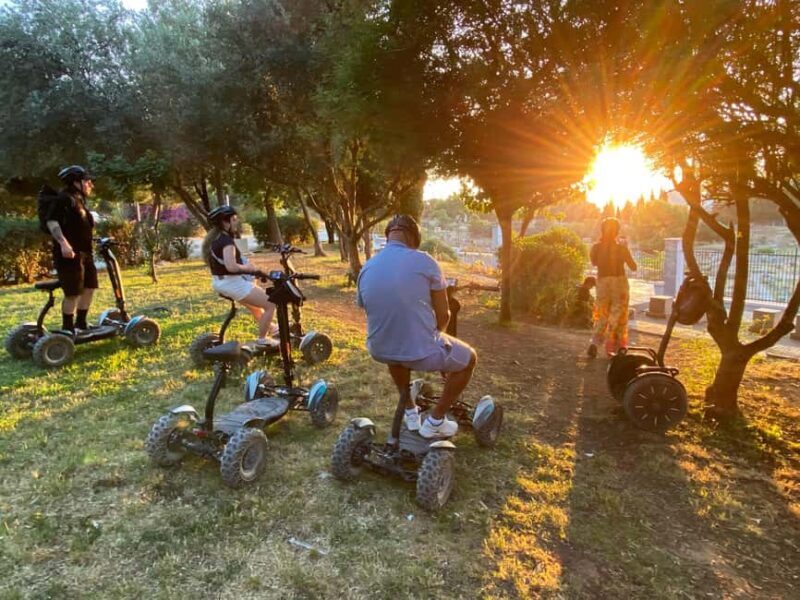 Athens by Night Electric Four-Wheel Scooter Tour - Key Points