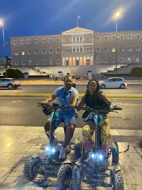 Athens by Night Electric Four-Wheel Scooter Tour - Exploring Athens on Four Wheels at Night