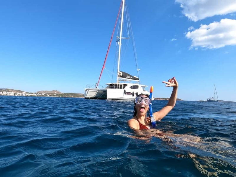 Athens Full-day catamaran cruise with meal & drinks - Key Points