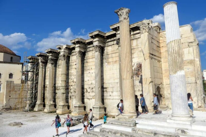 Athens: Hadrian's Library Entry Ticket and Audio Guide - Exploring the Monumental Entrance