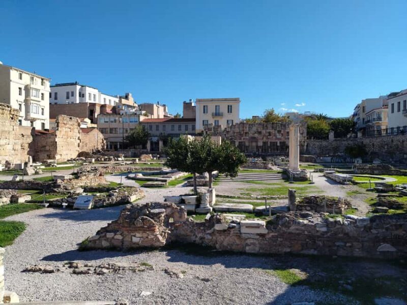 Athens: Hadrian's Library Entry Ticket and Audio Guide - The Covered Walkway and Side Rooms