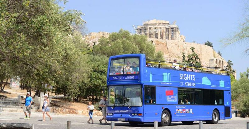 Athens, Piraeus, and Coastline: Blue Hop-On Hop-Off Bus - Yellow Line (Glyfada): Athenian Riviera Beaches and a Coastal Sunset Mood