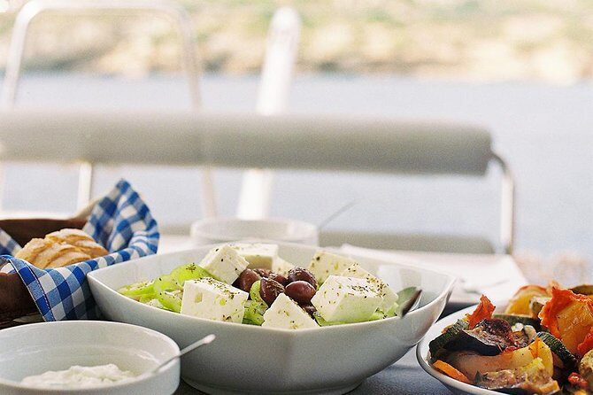 Athens Private Luxury Catamaran Cruise with Traditional Greek Meal and BBQ - Key Points