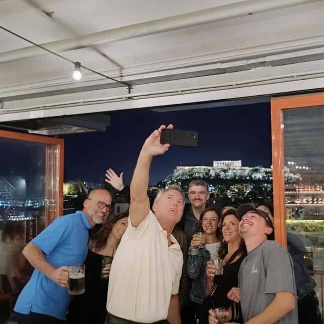 Athens: Rooftop Pub Crawl w/ Acropolis Views & Party - The Guides and Atmosphere