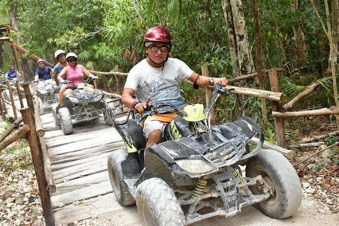 ATV Single Zipline and Cenote Extreme Combo 3x1 from Cancun - FAQ