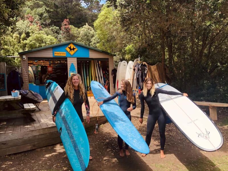 Auckland: Group Surfing Lesson with Muriwai Surf School - Key Points