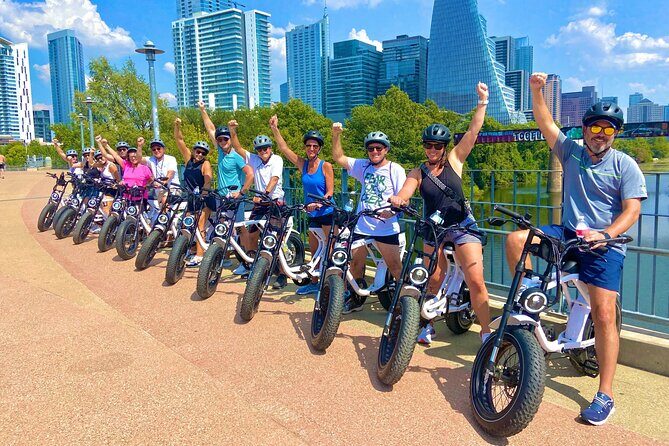 Austin Good Vibes E-Bike Tours - Passing by Iconic Austin Landmarks
