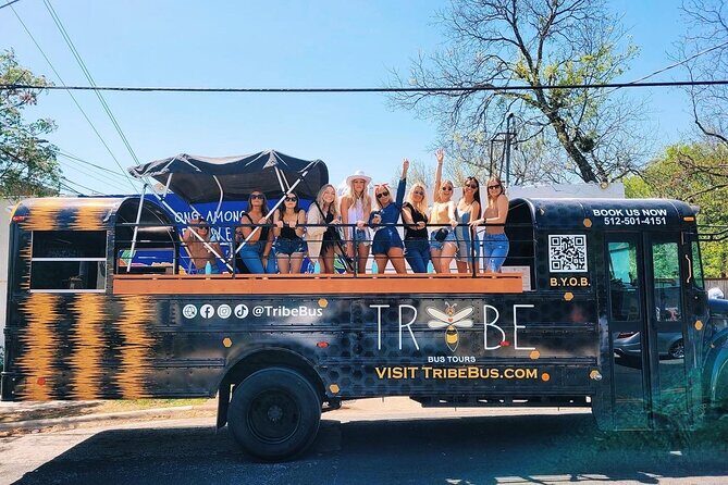 Austin Murals & Mimosas Roofless Party Bus Tour - What to Expect from the Itinerary