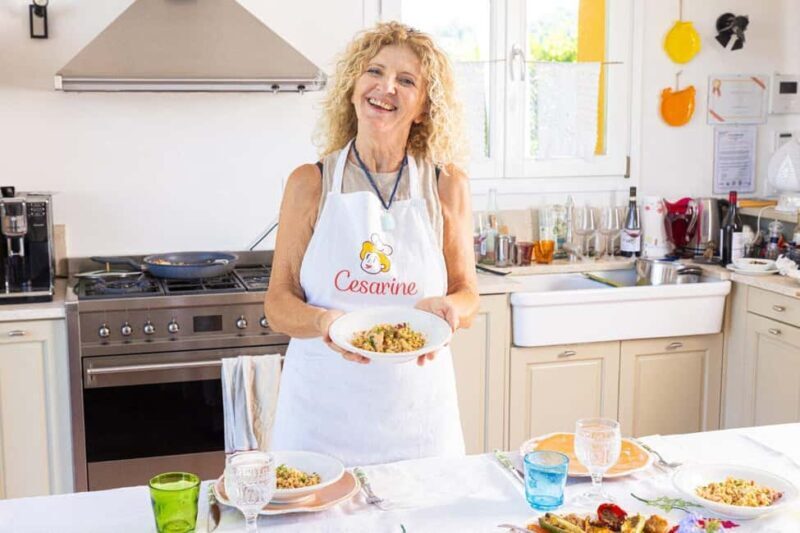 Authentic 3 Recipes Cooking Class in Pesaro at Local Home - Harvesting Herbs and Preparing Snacks