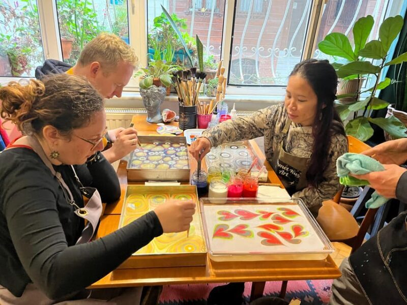 Authentic Turkish Art Marbling - Ebru - with Locals at Home - Who Will Love This Experience?