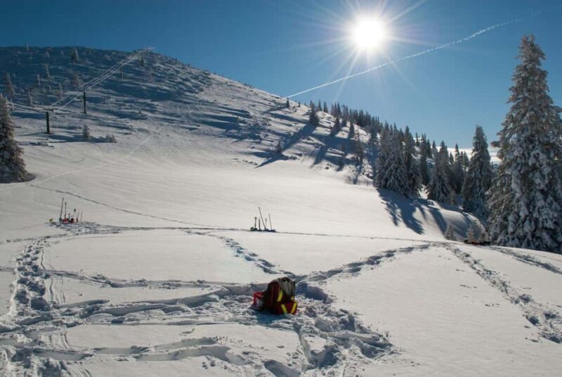 Avalanche training with snowshoe hike in Berchtesgaden - Exploring the Berchtesgaden Landscape