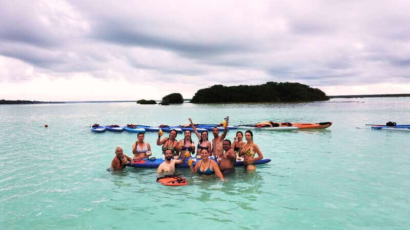 Bacalar: Sunrise Paddleboard Tour with Floating Picnic - The Experience in Detail