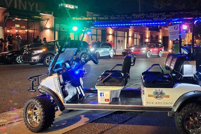 Bar Crawl on a Rollin Disco Ball Golf Cart in Charlotte - The Itinerary and Stops