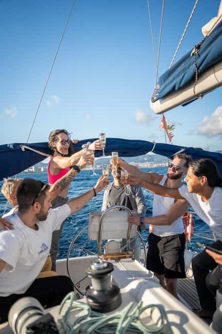 Barcelona Badalona : Sailboat Tour, Snacks, Drinks, Swimming - Key Points