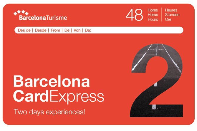 Barcelona Card Express. 48h - Key Points