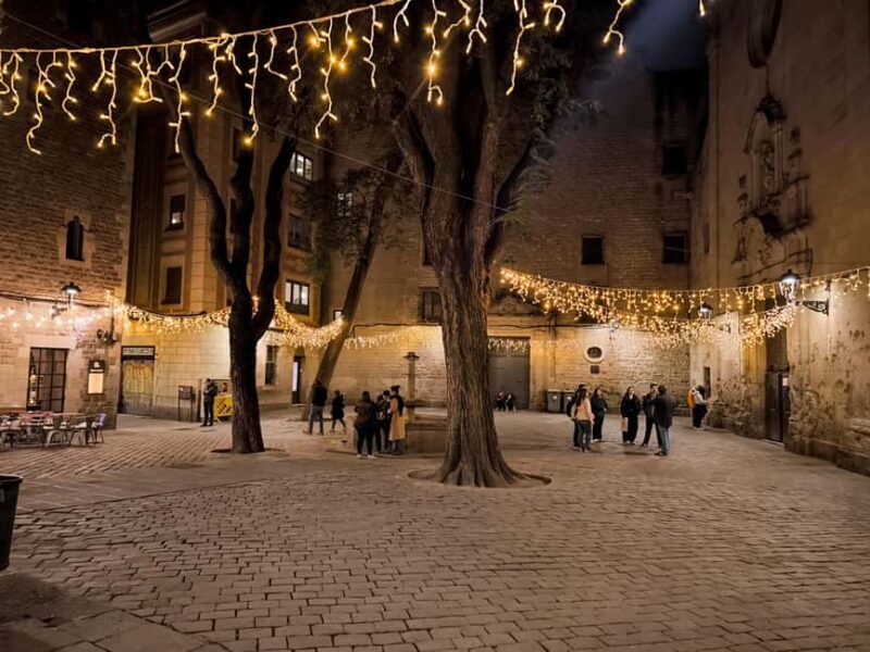 Barcelona: Christmas Lights and Hidden Streets Walking Tour - Key Points