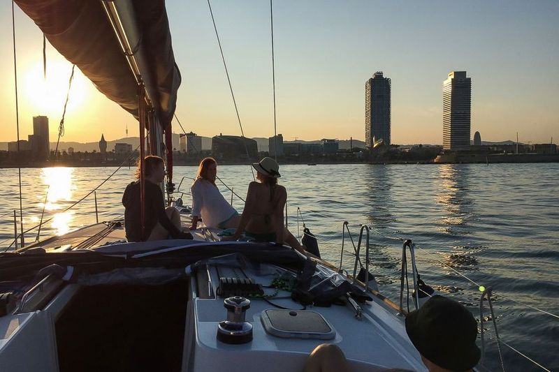 Barcelona: Coastline Boat Trip with Snacks and Cava - The swim stop: when the Mediterranean turns the trip into a memory