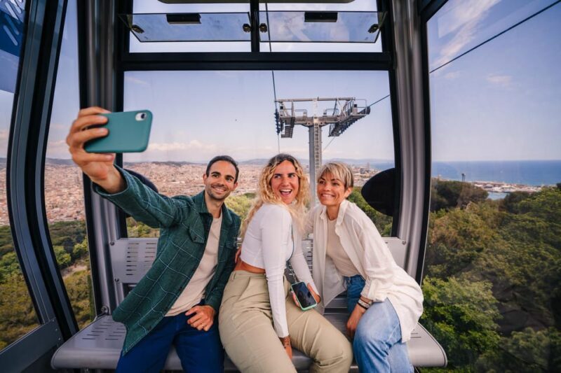 Barcelona: E-Bike Tour with Montjuic Cable Car & Boat Ride - Key Points