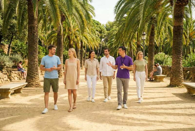 Barcelona: Gaudí’s Park Güell Tour with Fast-Track Ticket - Trencadís mosaics: how to spot quality from a distance