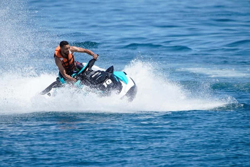 Barcelona: Jetski No Licence Tour Hotel W - Photo included - Key Points