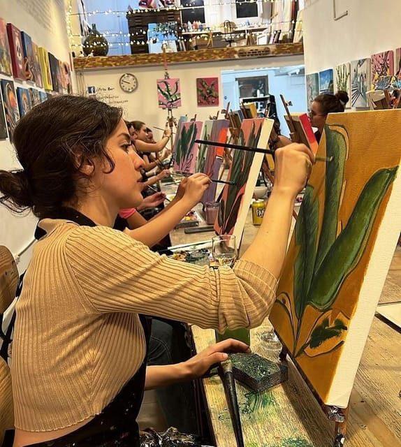 Barcelona: Learn to paint, sip wine, enjoy snacks & music - The Sum Up