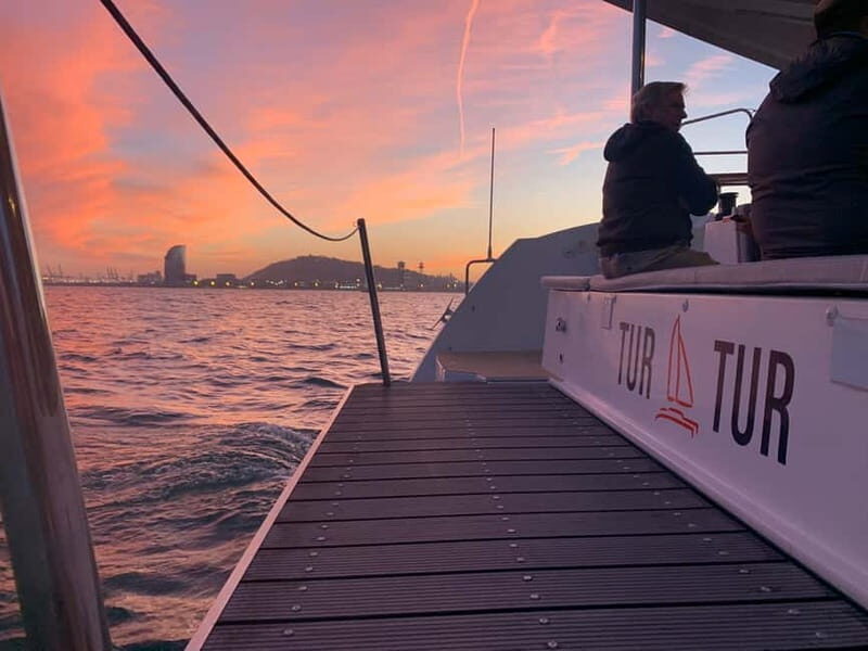 Barcelona: Luxury Catamaran Sunset Cruise - Views and Landmarks