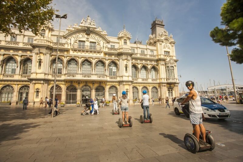 Barcelona: Old Port and Gothic Quarter Guided Segway Tour - The Itinerary in Detail