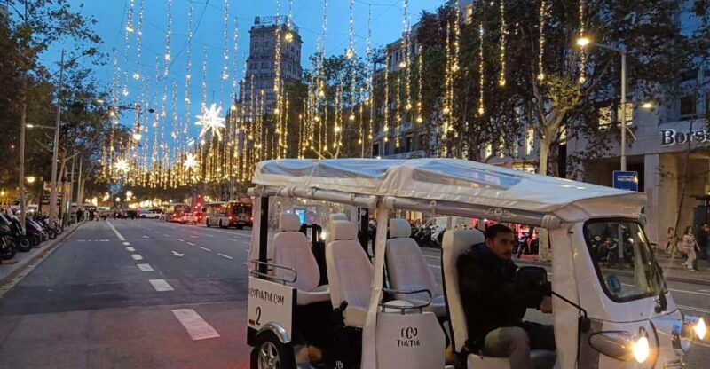 Barcelona: Private Christmas Lights Tour by Eco Tuk Tuk - FAQs