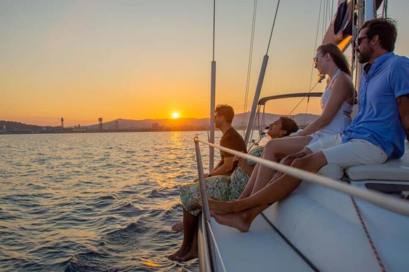 Barcelona: Sailing boat ride with sunset, wine and snacks - The Practical Details