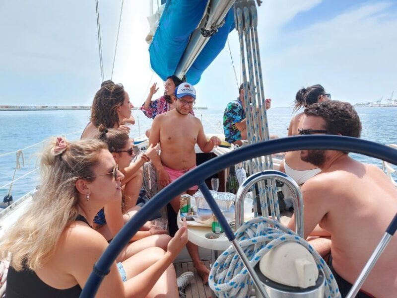Barcelona Sailing Tour Drinks, snacks Swim & Stunning Views - The Experience: Pros and Cons