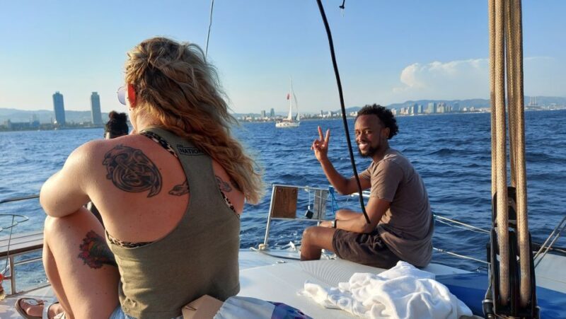 Barcelona Sailing Tour Drinks, snacks Swim & Stunning Views - FAQs