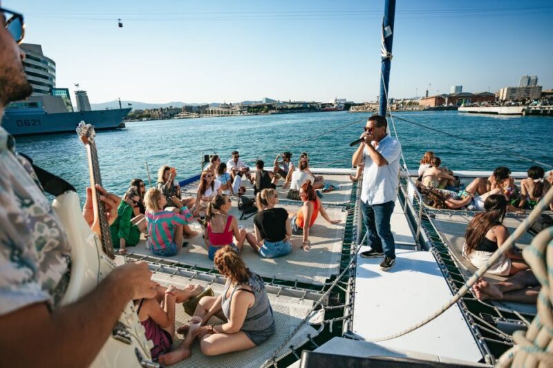 Barcelona: Sunset Catamaran Cruise with Live Music - Key Points