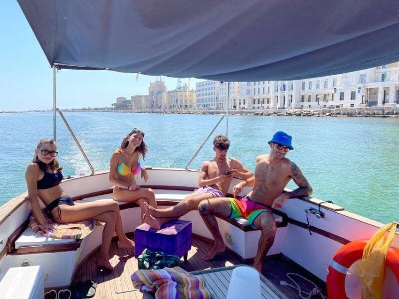Bari by boat: admire the city from the sea with Aperitivo - Swimming and Refreshing Breaks