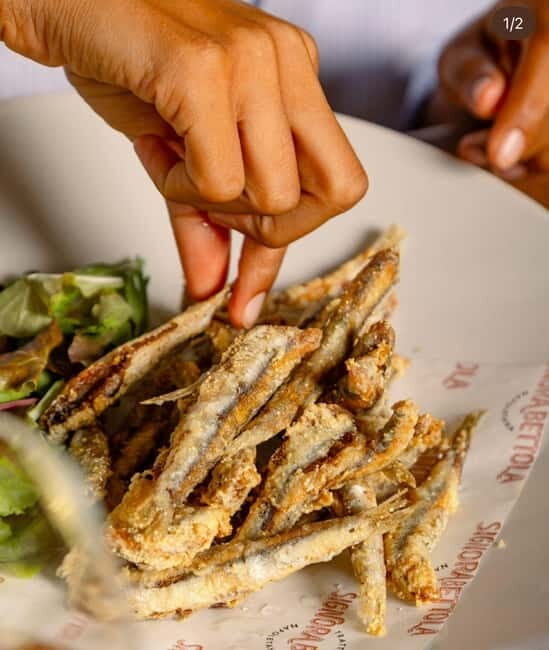 Basic fish tasting menu at the Signora Bettola restaurant - Key Points