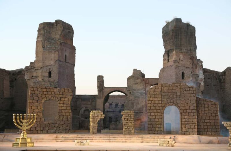 Baths of Caracalla Ticket with Transfer & Audio Guide App - Key Points