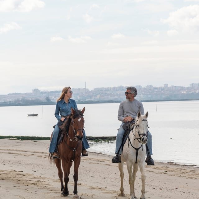Beach Horseback Riding in GROUP + Photo Report - PDT - The Experience Provider: Patio do Tejo
