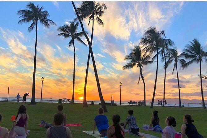Beach Yoga on Waikiki with Diamondhead Backdrop - What to Expect from the Yoga on Waikiki Beach