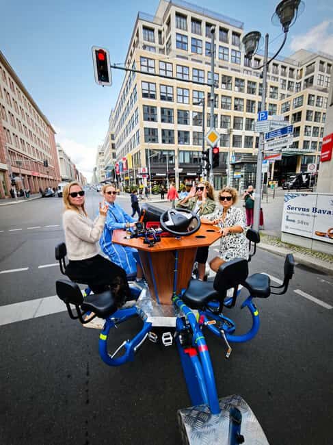 Beer Bike & Party Bike: An Unforgettable Berlin City Tour with Pick-up - The Experience on the Bike