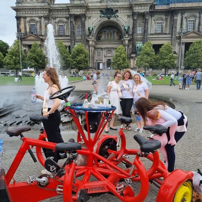 Beer Bike & Party Bike: An Unforgettable Berlin City Tour with Pick-up - Group Size and Duration