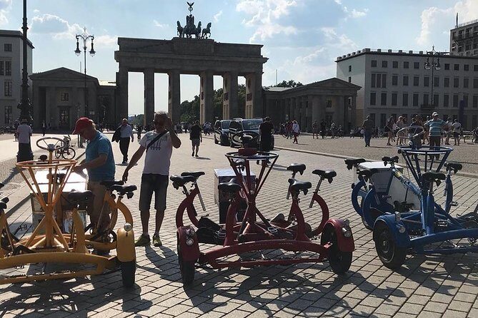 Beer Bike & Party Bike Highlights Berlin City Tour including pick-up - Price and Value