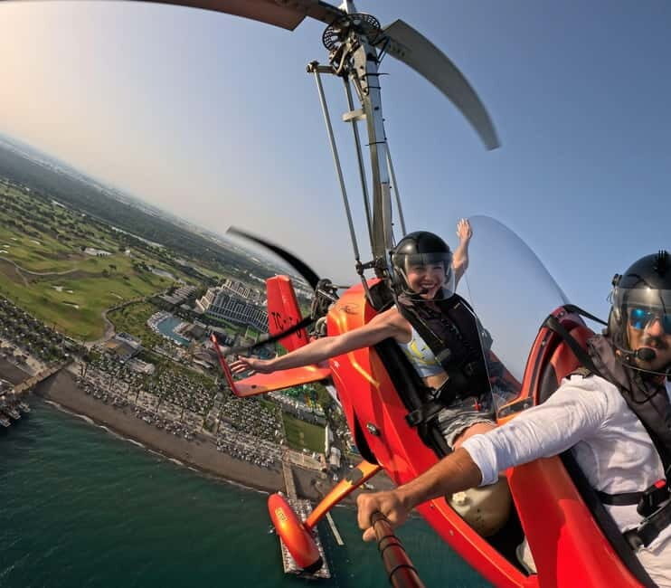 Belek: Aspendos Antique Theater Gyrocopter Tour - Safety and Professionalism