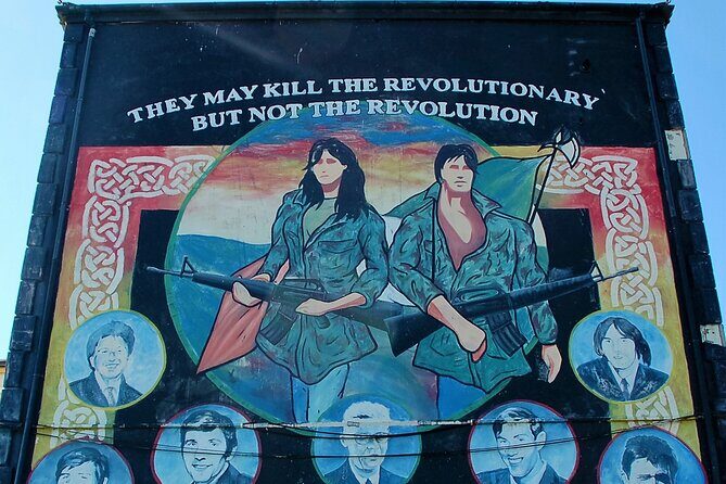 Belfast cab /taxi private 90 mins Terror and conflict- peace tour - Falls Road Library: A Symbol of Resistance