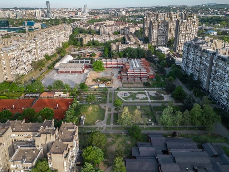 Belgrade: Socialist Brutalist Architecture Private Tour - The Sava Center: A Modern Political Hub