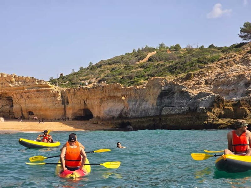 Benagil: Benagil Caves Guided Kayak Tour - The Paddling Experience