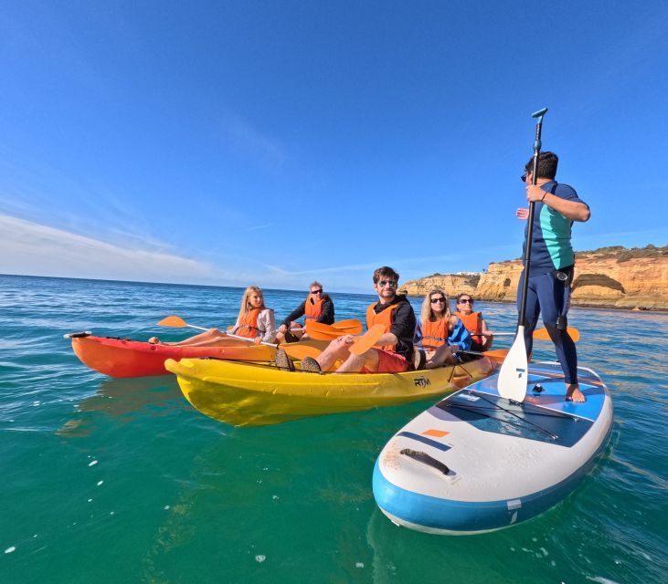 Benagil: Caves, Beaches, and Secret Spots Guided Kayak Tour - Praia da Marinha: The Scenic Bonus That Makes the Tour Feel Worth It