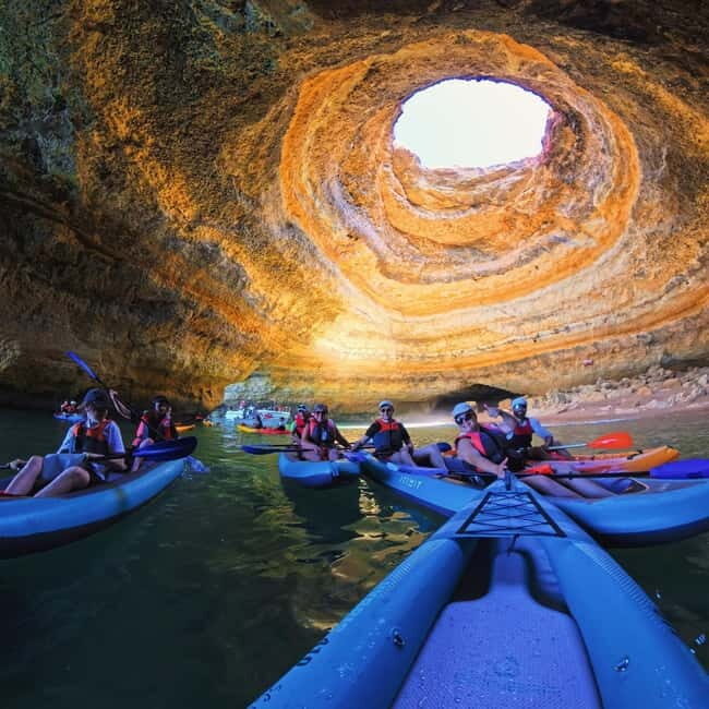 Benagil: Guided Kayak Tour inside caves and Praia da Marinha - What You Can Expect from This Kayak Tour